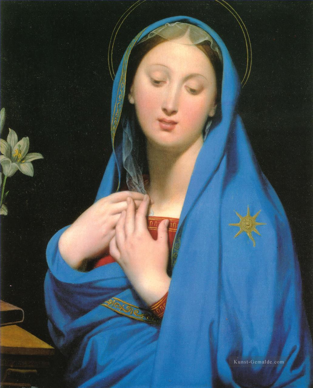Jungfrau von die Annahme neoklassizistisch Jean Auguste Dominique Ingres Ölgemälde